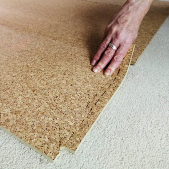 Natural Cork 60cm EVA Foam Floor Tiles