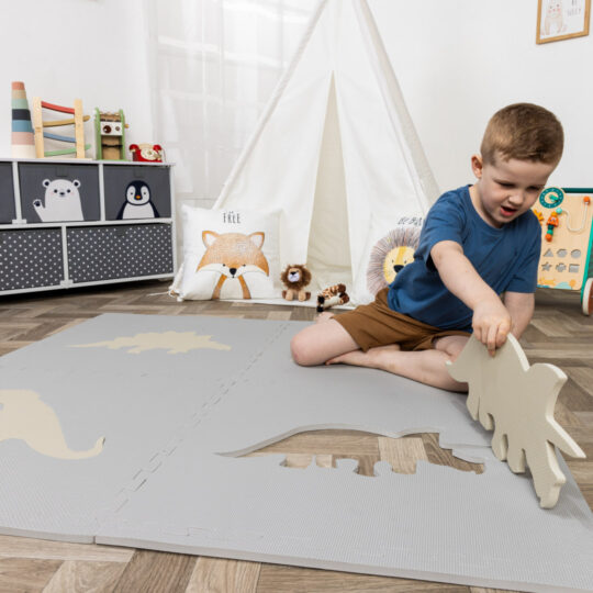 Dinosaurs Themed EVA Foam Play Mat | Soft Floor KIDS