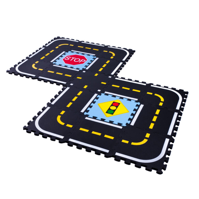 Road Car Theme Soft Play Mat (18 Tiles) Soft Floor KIDS