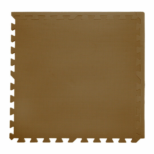 60cm EVA Foam Play Mats (Brown) | Soft Floor KIDS