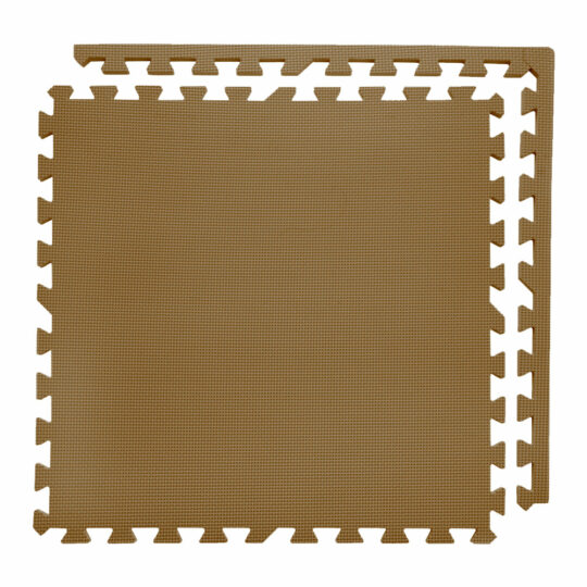 60cm EVA Foam Play Mats (Brown) | Soft Floor KIDS